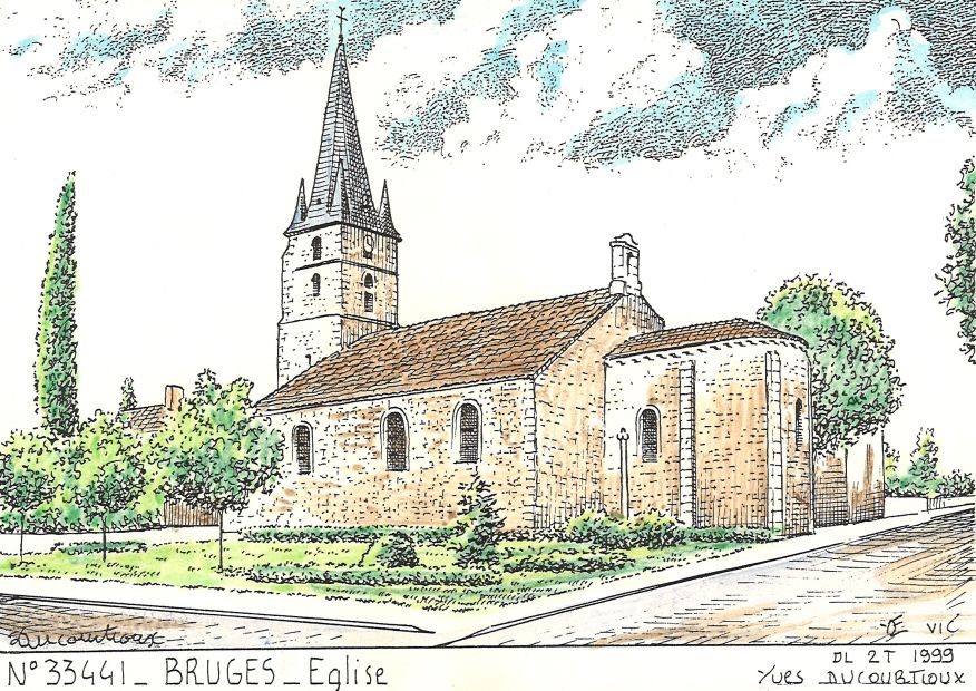N 33441 - BRUGES - église