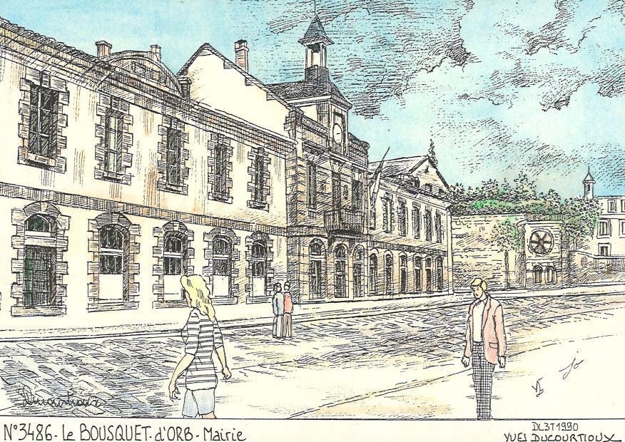 N 34086 - LE BOUSQUET D ORB - mairie