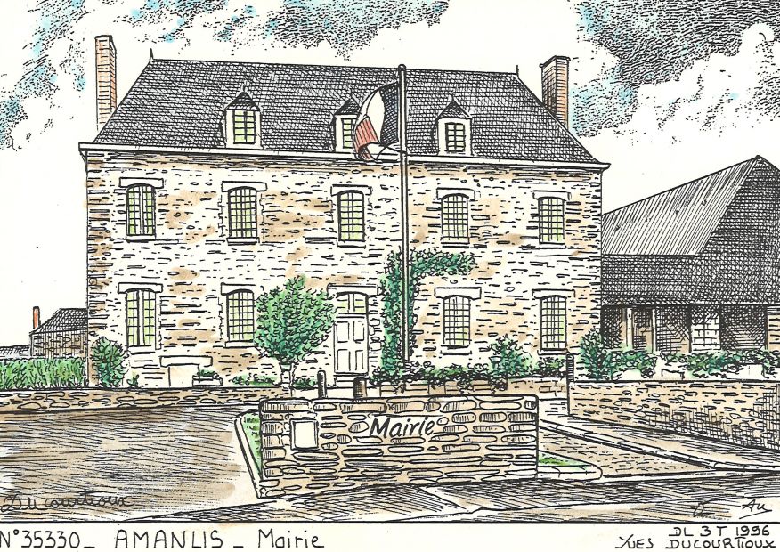 N 35330 - AMANLIS - mairie