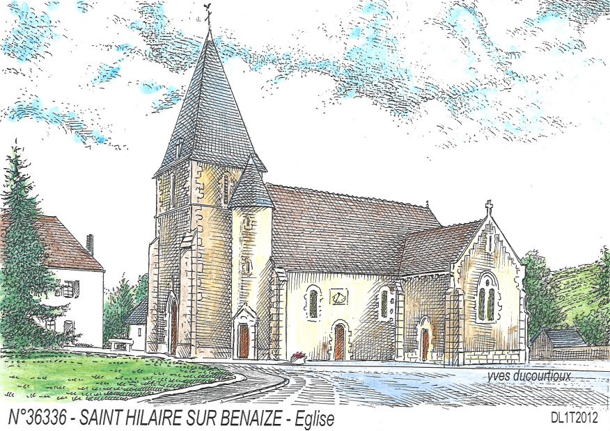 N 36336 - ST HILAIRE SUR BENAIZE - glise