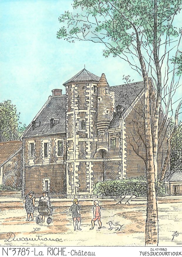 N 37085 - LA RICHE - château