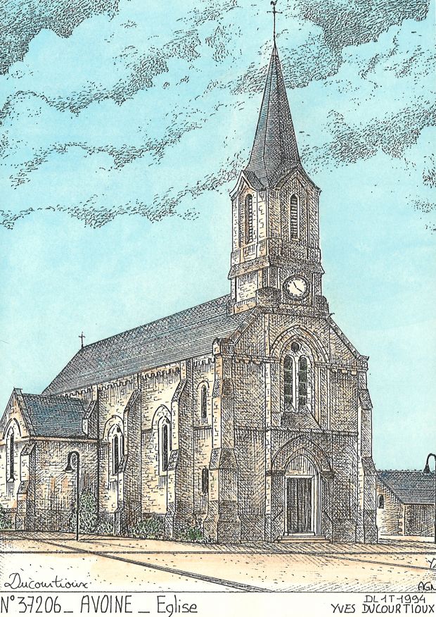 N 37206 - AVOINE - glise