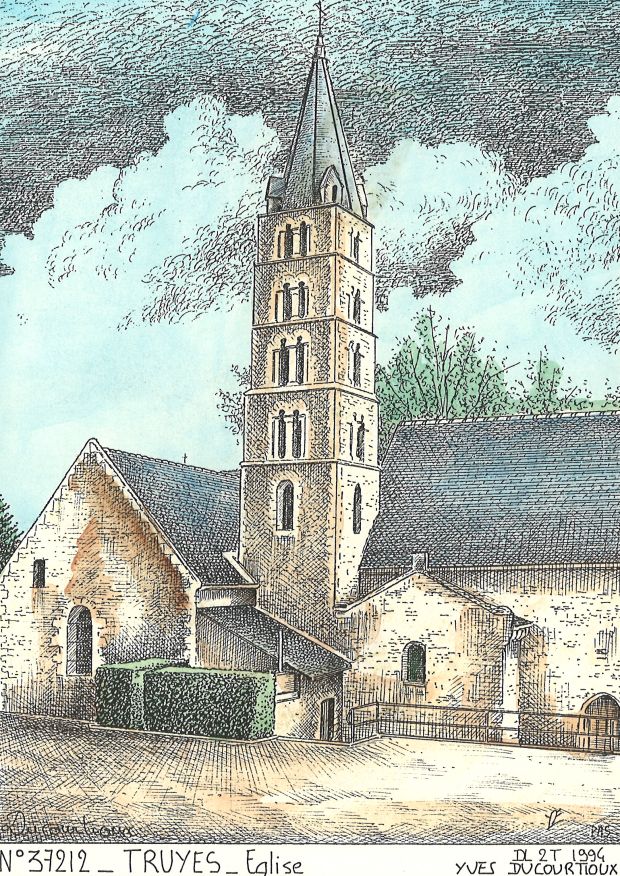 N 37212 - TRUYES - église