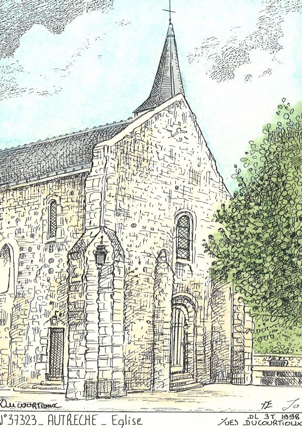 N 37323 - AUTRECHE - glise