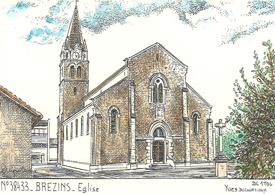 N 38433 - BREZINS - église