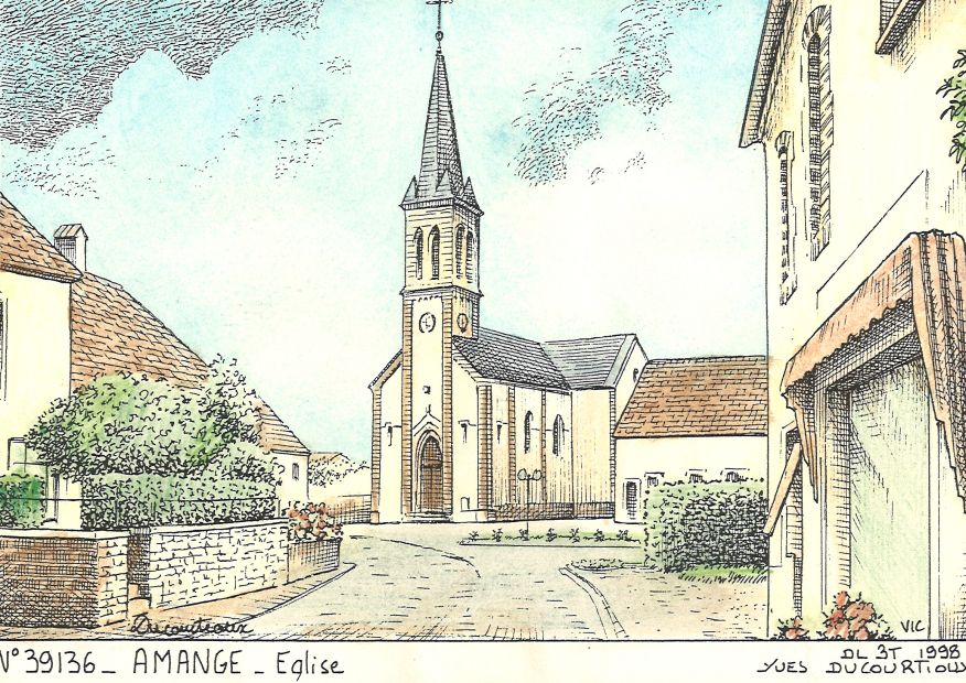 N 39136 - AMANGE - glise