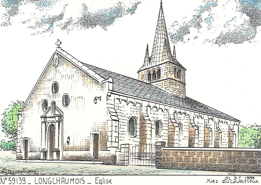 N 39139 - LONGCHAUMOIS - église