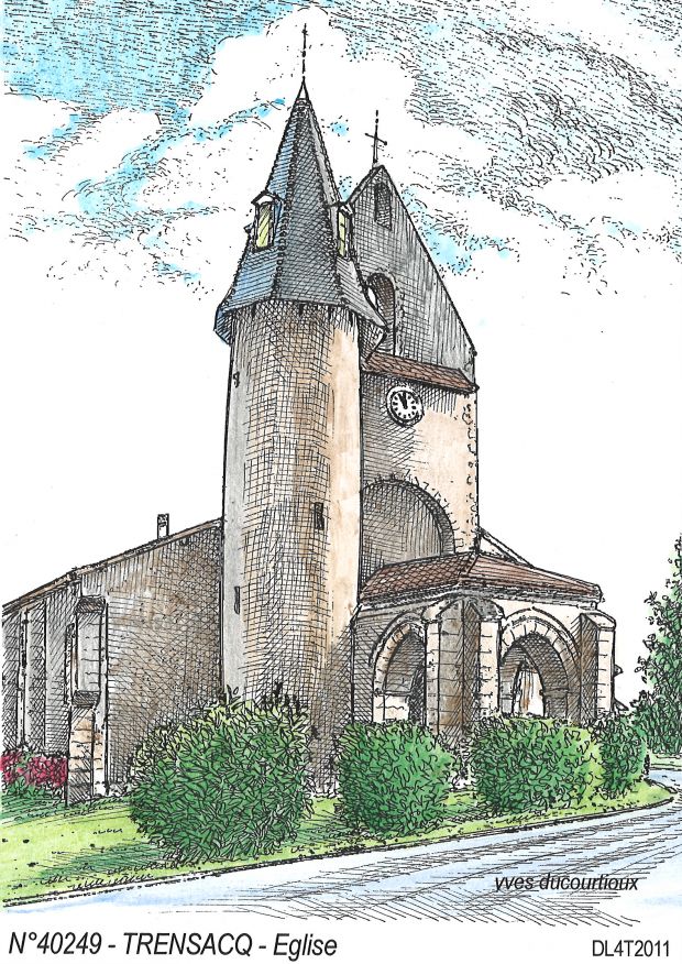 N 40249 - TRENSACQ - glise