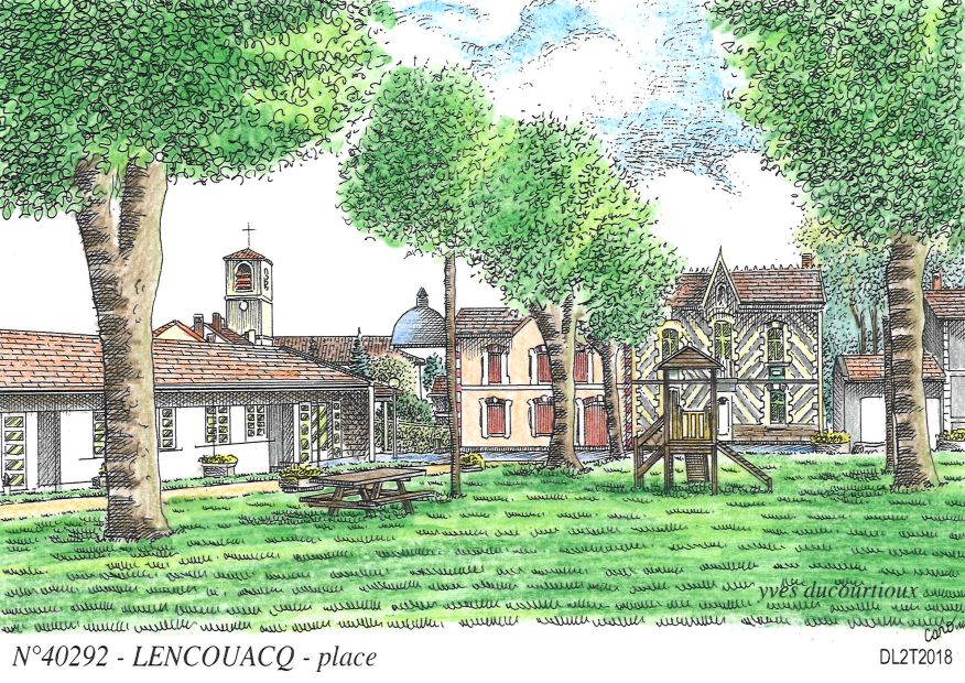 N 40292 - LENCOUACQ - place