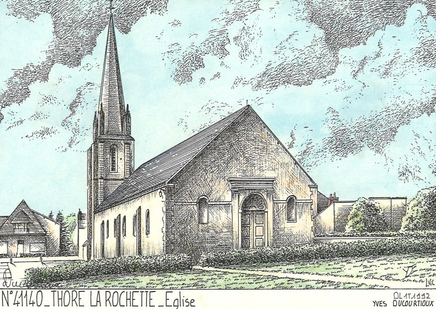 N 41140 - THORE LA ROCHETTE - église