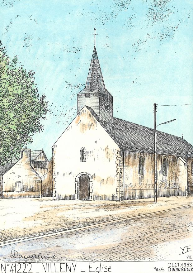 N 41222 - VILLENY - église