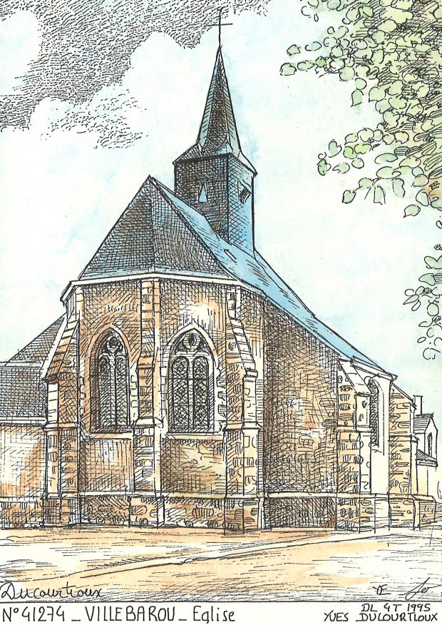 N 41274 - VILLEBAROU - église
