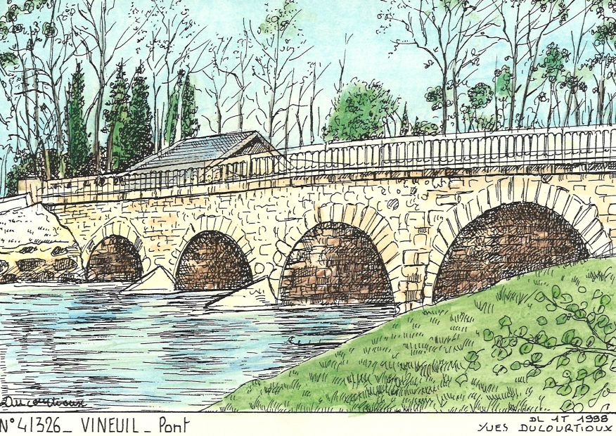 N 41326 - VINEUIL - pont