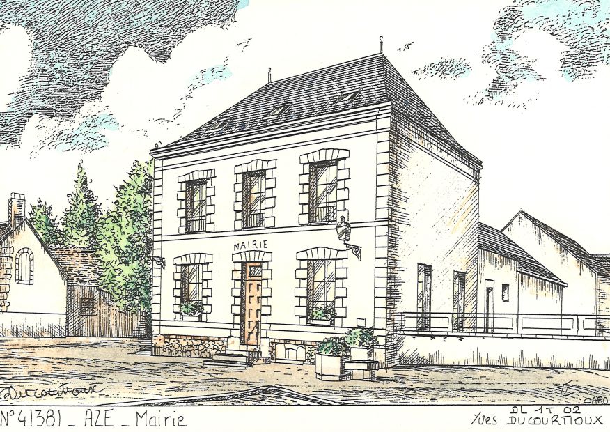 N 41381 - AZE - mairie