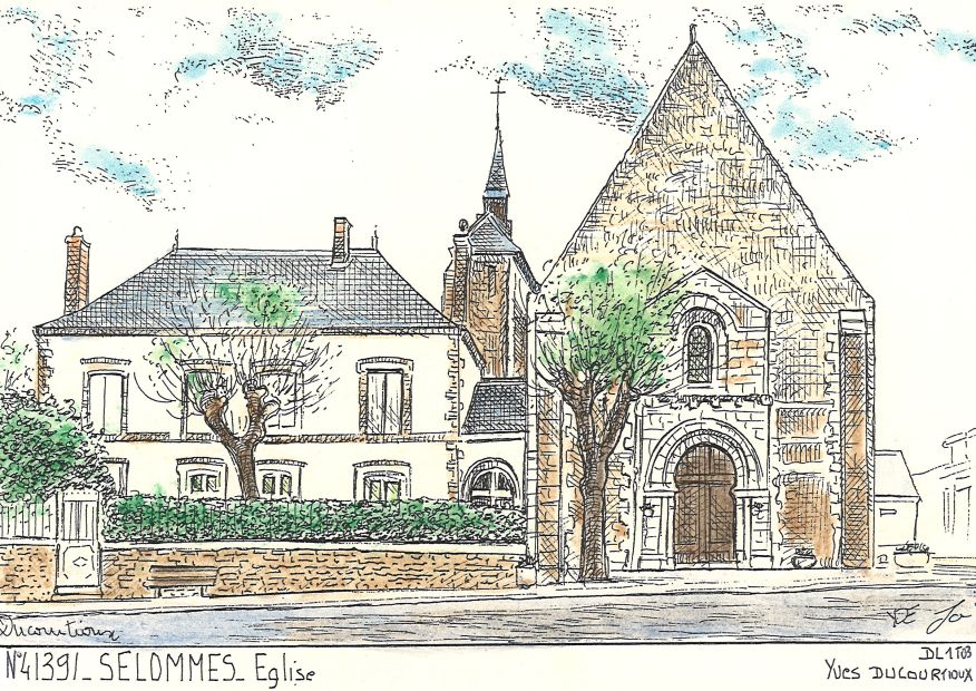 N 41391 - SELOMMES - église