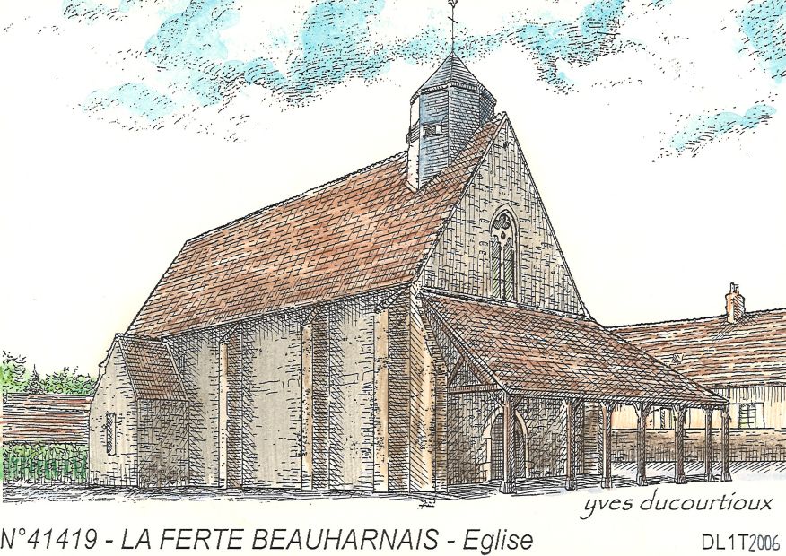 N 41419 - LA FERTE BEAUHARNAIS - église