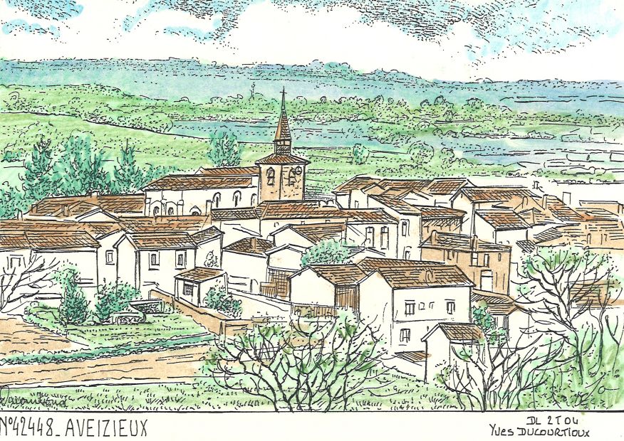 N 42448 - AVEIZIEUX - vue