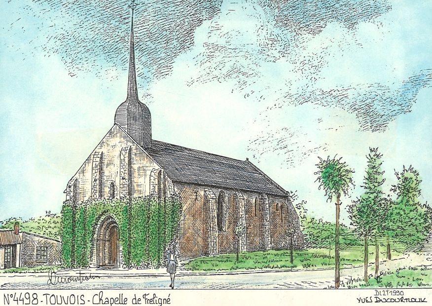 N 44098 - TOUVOIS - chapelle de freligné