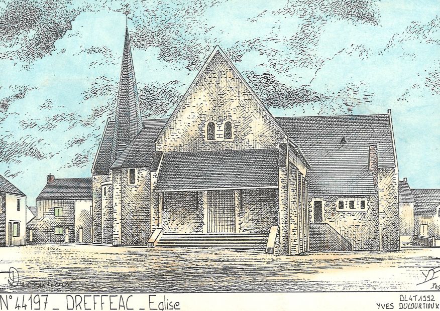 N 44197 - DREFFEAC - église