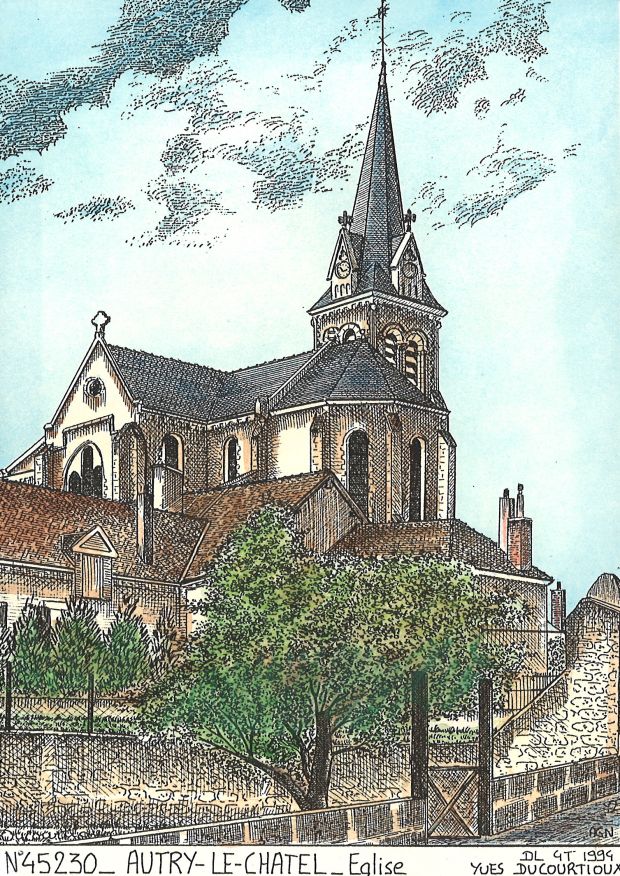 N 45230 - AUTRY LE CHATEL - glise