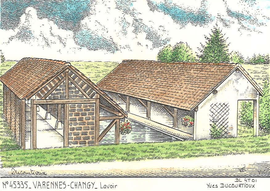 N 45335 - VARENNES CHANGY - lavoir