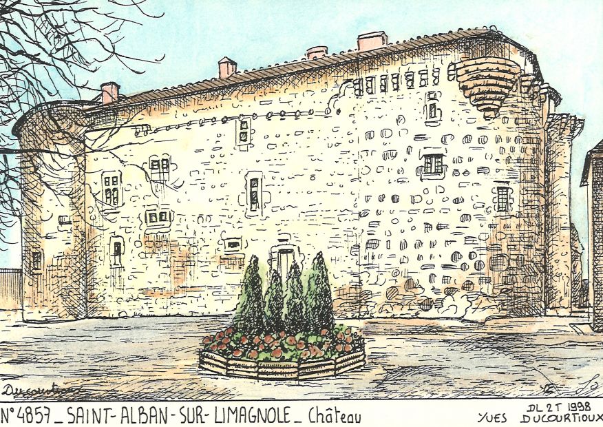 N 48057 - ST ALBAN SUR LIMAGNOLE - château