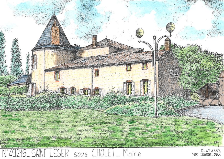 N 49218 - ST LEGER SOUS CHOLET - mairie