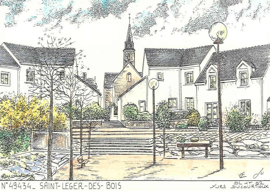 N 49434 - ST LEGER DES BOIS - vue