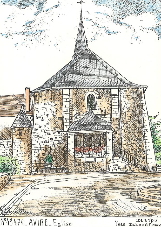 N 49474 - AVIRE - glise