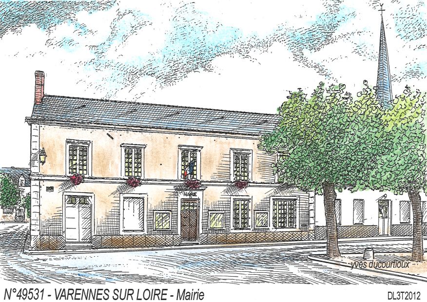 N 49531 - VARENNES SUR LOIRE - mairie