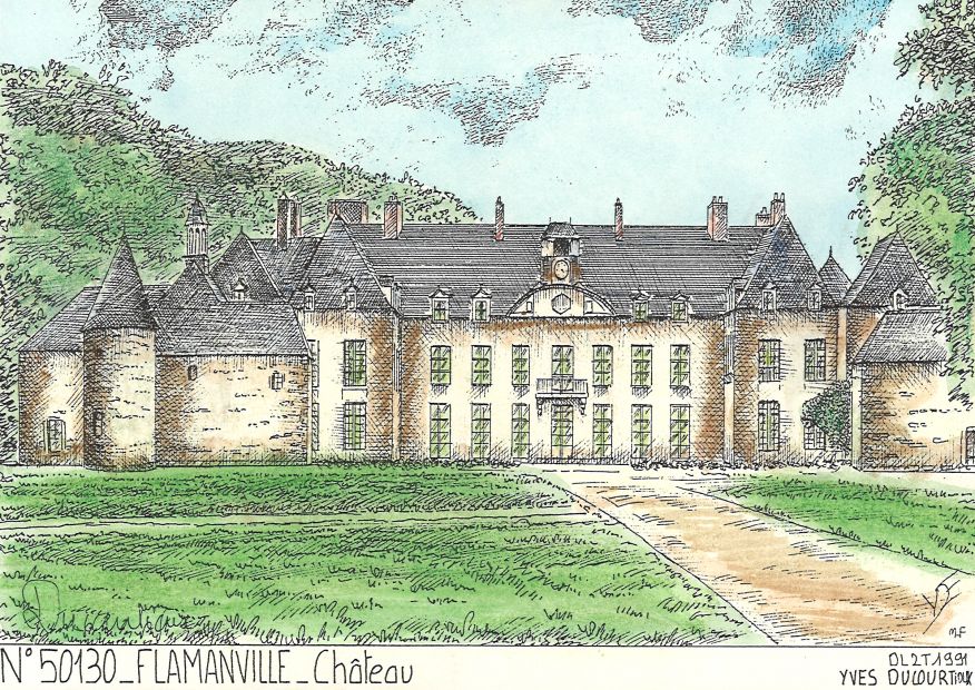N 50130 - FLAMANVILLE - château