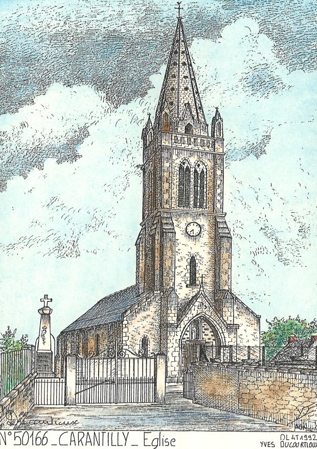 N 50166 - CARANTILLY - église