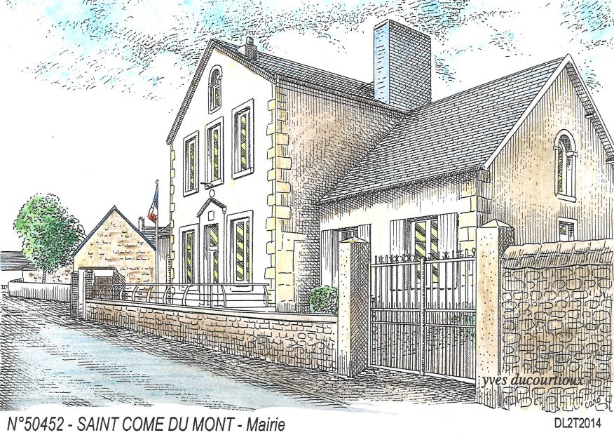 N 50452 - ST COME DU MONT - mairie