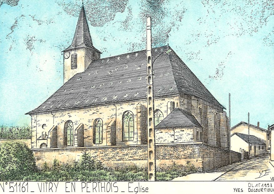 N 51161 - VITRY EN PERTHOIS - église