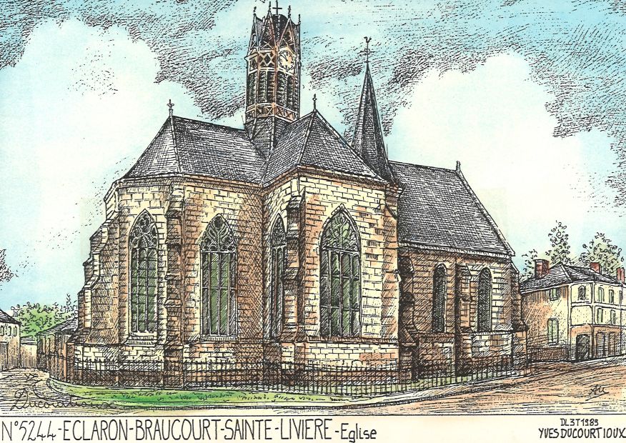 N 52044 - ECLARON BRAUCOURT STE LIVIE - glise