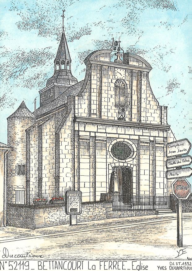 N 52119 - BETTANCOURT LA FERREE - église