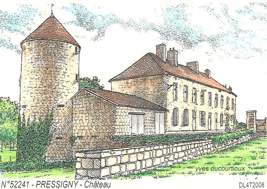 N 52241 - PRESSIGNY - château