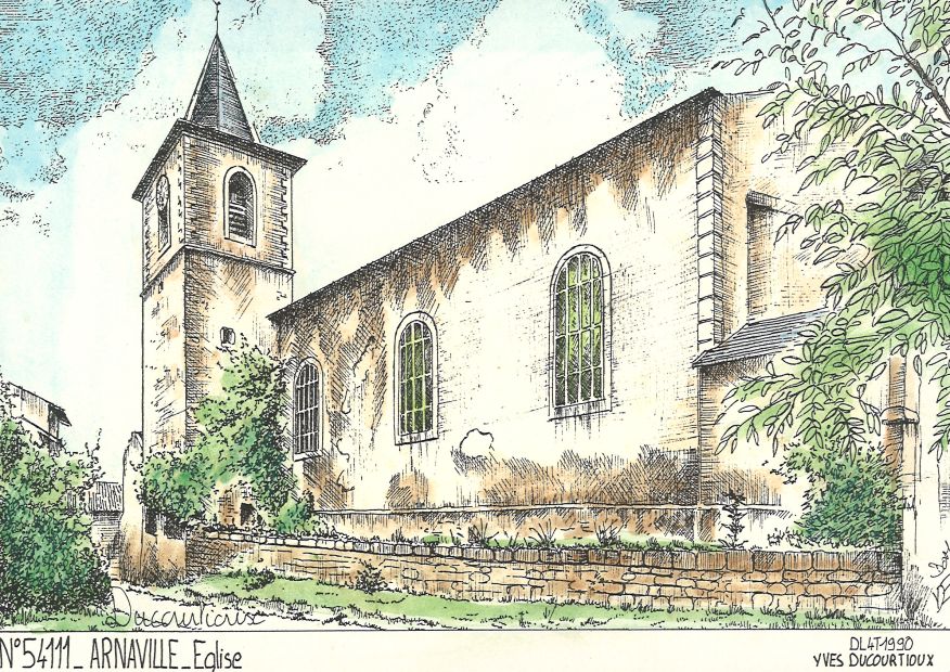 N 54111 - ARNAVILLE - glise