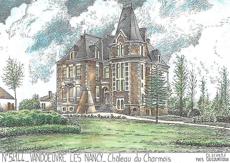 N 54144 - VANDOEUVRE LES NANCY - château du charmois