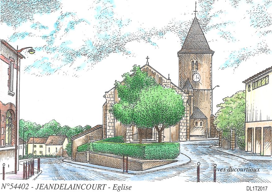 N 54402 - JEANDELAINCOURT - glise