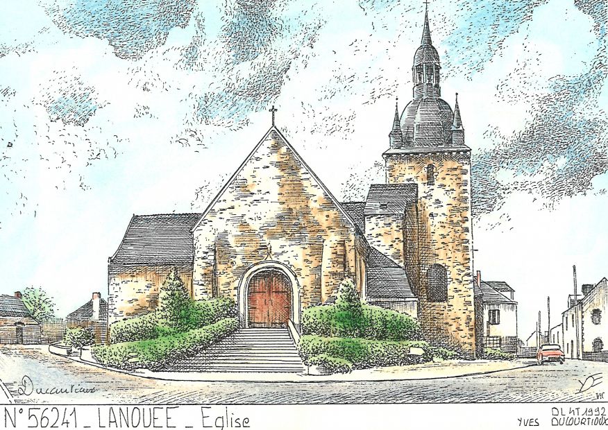 N 56241 - LANOUEE - église