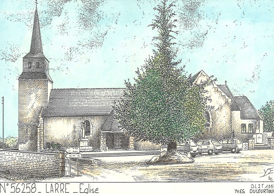 N 56258 - LARRE - glise