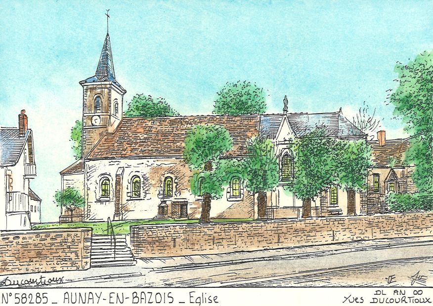 N 58285 - AUNAY EN BAZOIS - glise