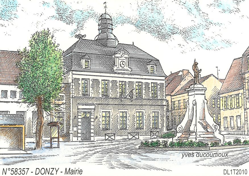 N 58357 - DONZY - mairie