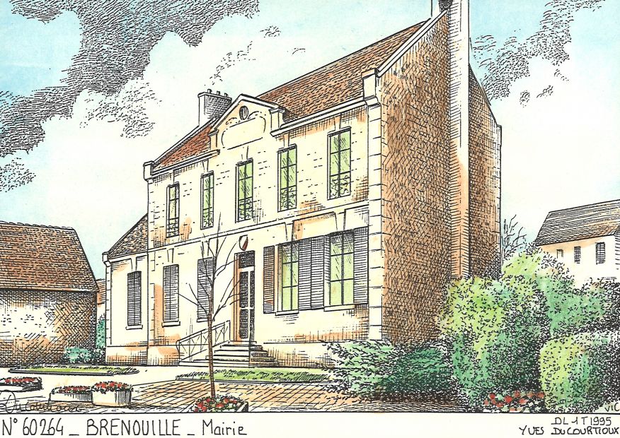 N 60264 - BRENOUILLE - mairie