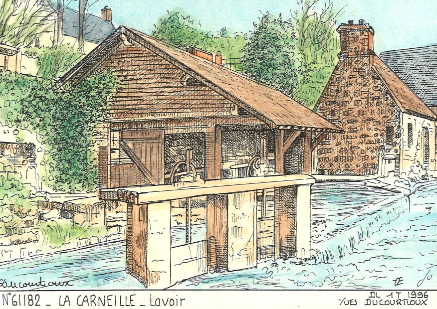 N 61182 - LA CARNEILLE - lavoir