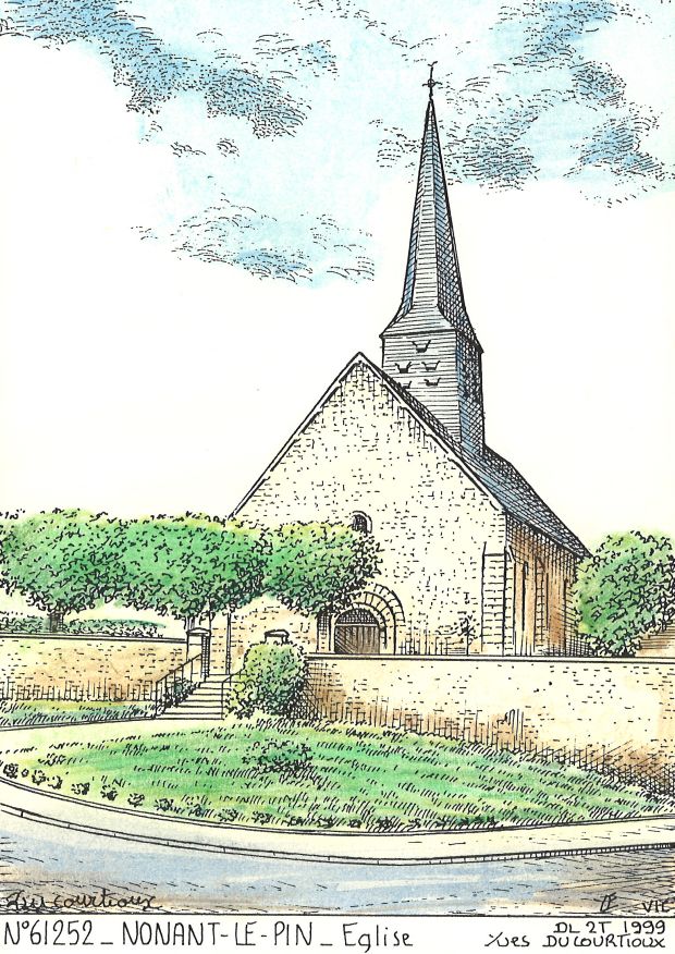 N 61252 - NONANT LE PIN - église