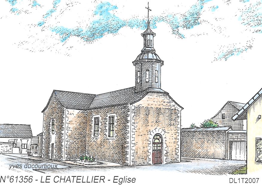 N 61356 - LE CHATELLIER - église