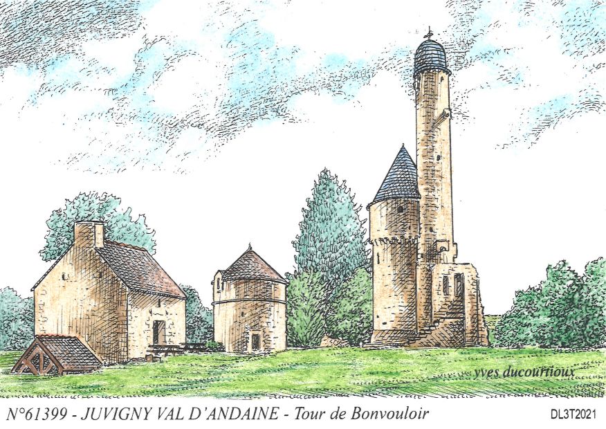 N 61399 - JUVIGNY VAL D ANDAINE - tour de bonvouloir