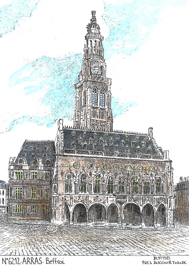 N 62012 - ARRAS - beffroi